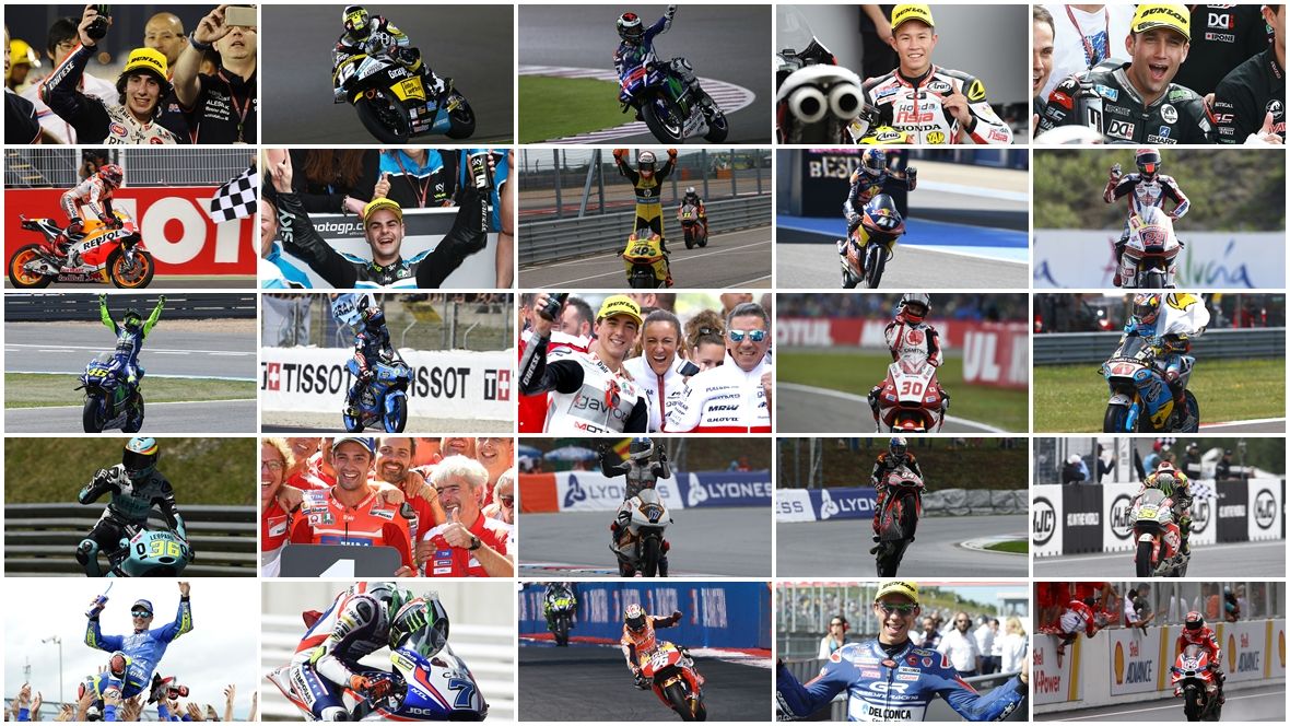Los 25 ganadores de MotoGP 2016, récord histórico absoluto