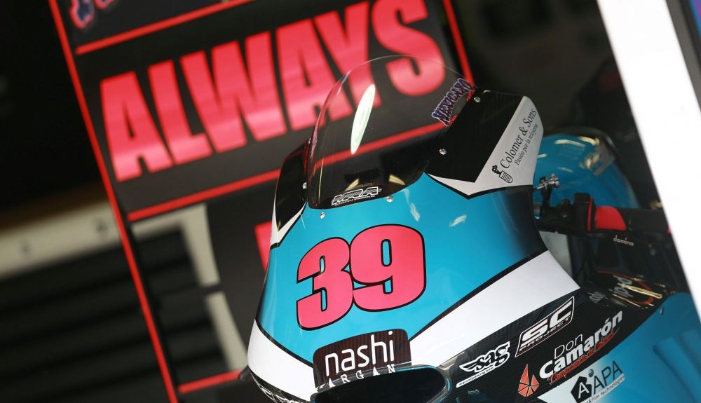 Se retira el 39 de Luis Salom en Moto2 Se retira el 39 de Luis Salom en Moto2