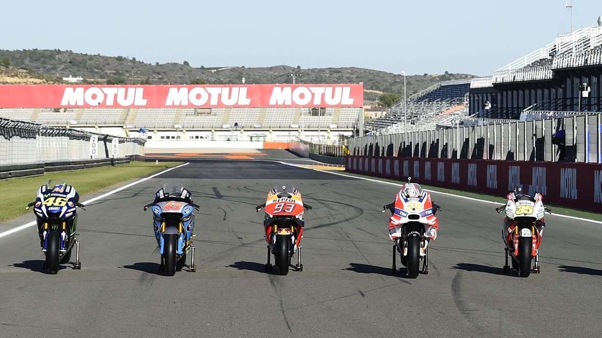 Lista de 25 participantes en el test de MotoGP 2017 en Valencia
