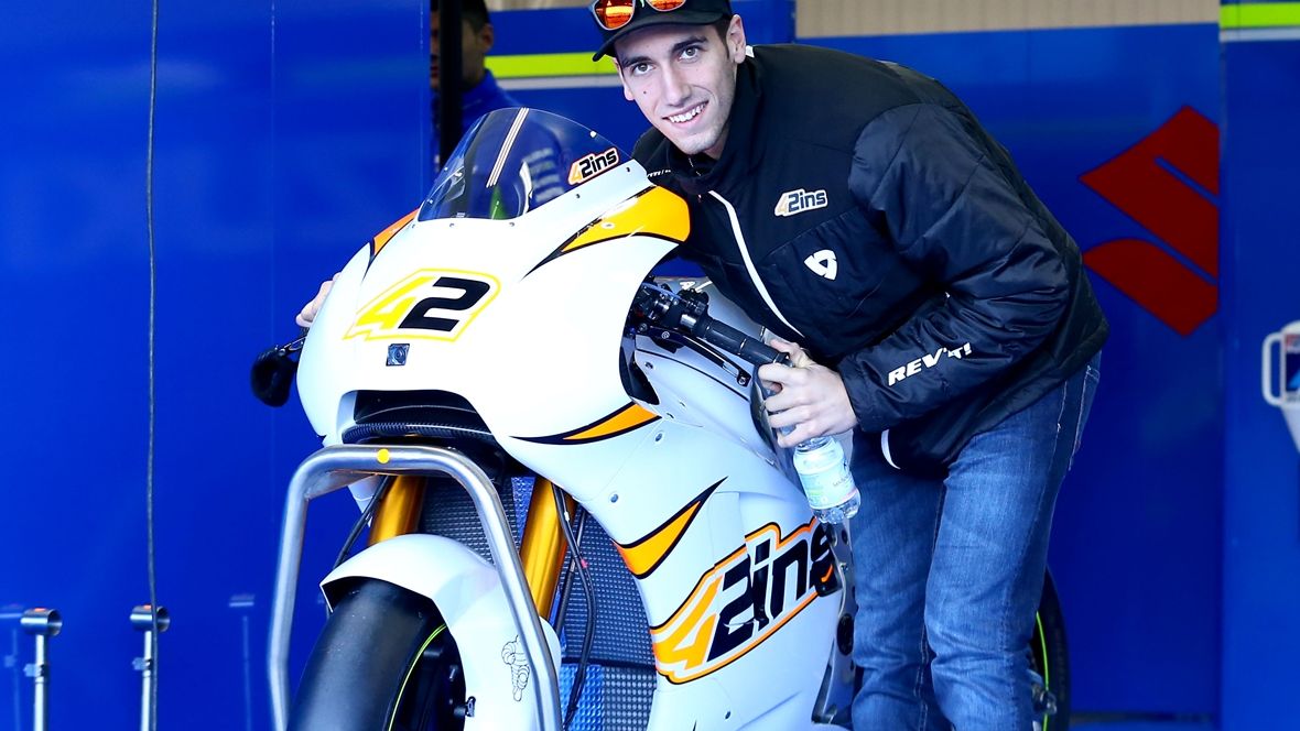 Álex Rins: “Me imaginaba la Suzuki menos bestia”