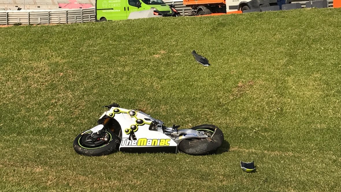 La curva 12 de Valencia, inesperada protagonista del test de MotoGP