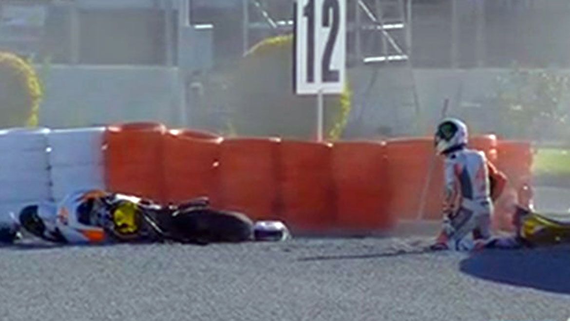 Álex Rins tiene dañadas las vértebras T8 y T12 y dice adiós a 2016