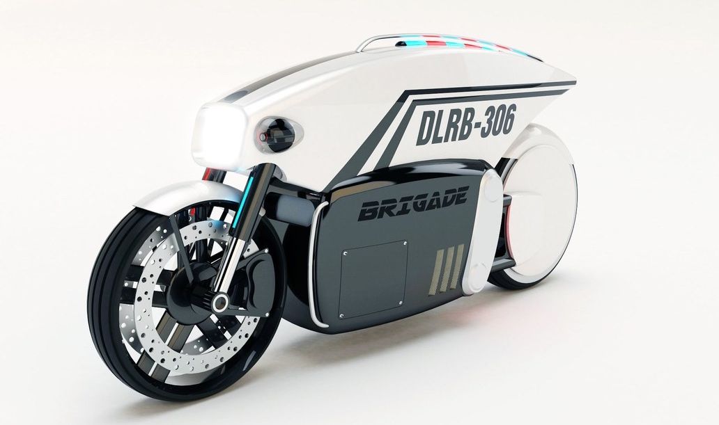 Brigade DLRB-306, la moto autónoma con radar y emisora de multas