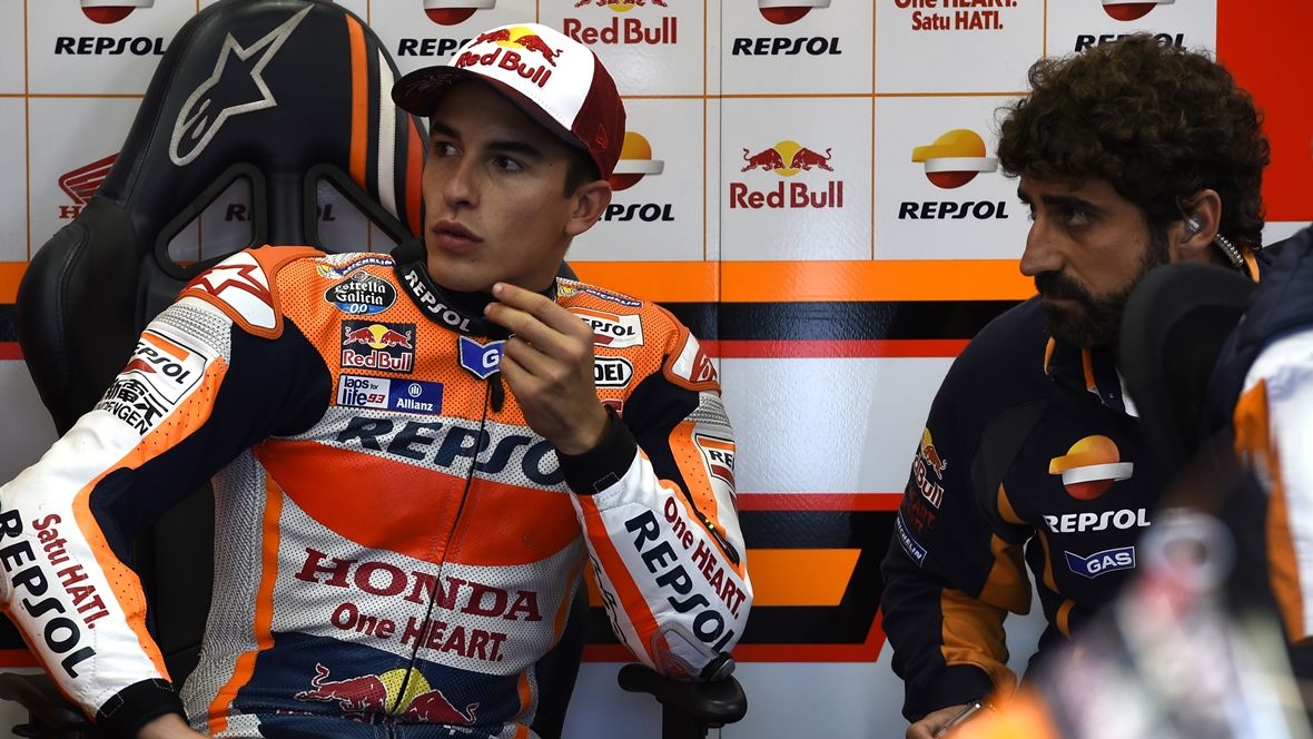 Marc Márquez cuenta cómo fue la bronca que le cayó en Silverstone