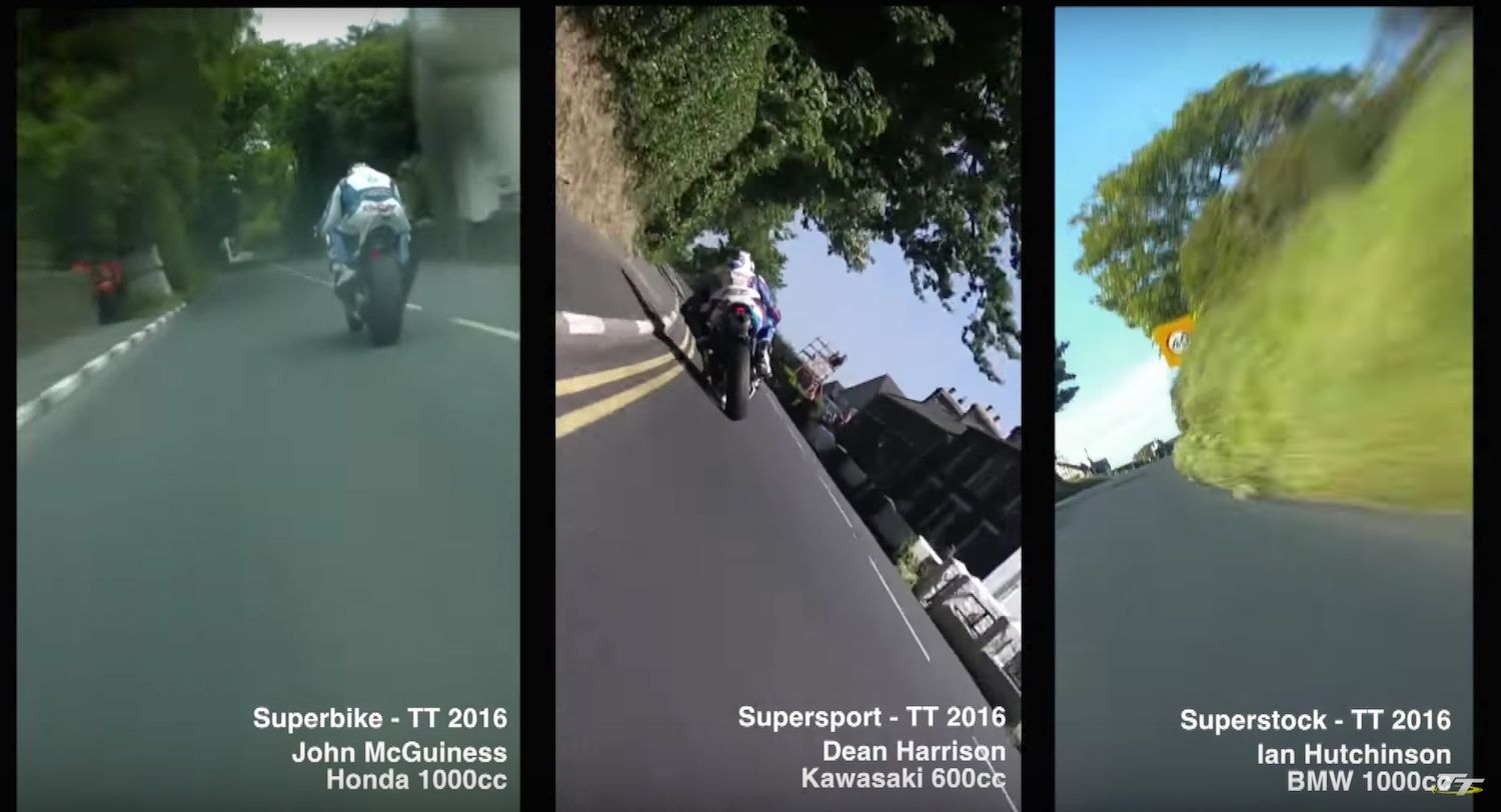 Tourist Trophy, categoría Superbike vs Supersport vs Supertock en comparación