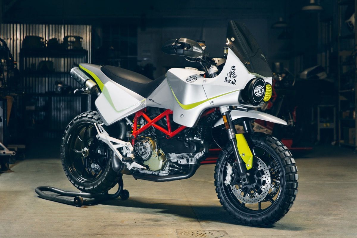 Ducati Adventure, la Hypermotard se va al Dakar gracias a Walt Siegl