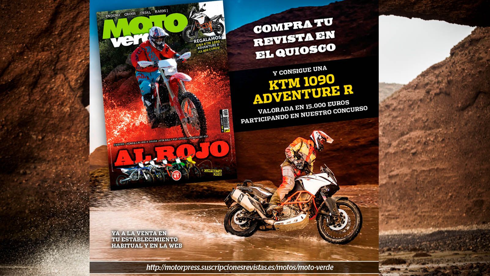 ¿Quieres ganar una KTM 1090 Adventure R, valorada en 15.000 €?