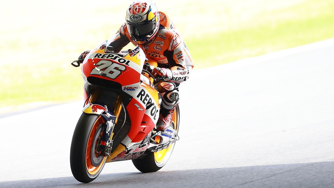 Dani Pedrosa y ese 10% que no toca el suelo