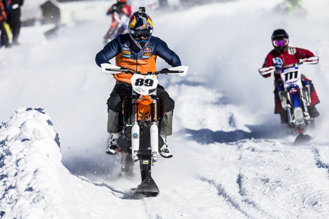 Alfredo Gómez y su aventura en el primer "snow bike cross" de los X-Games