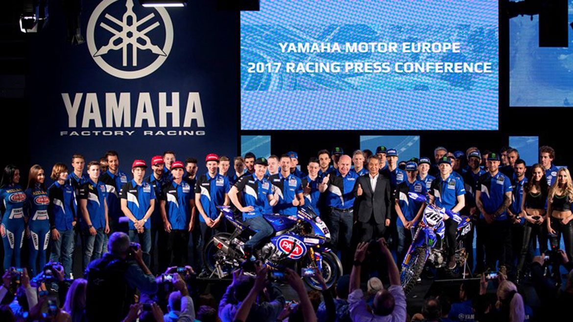 Yamaha exhibe músculo racing en su presentación internacional