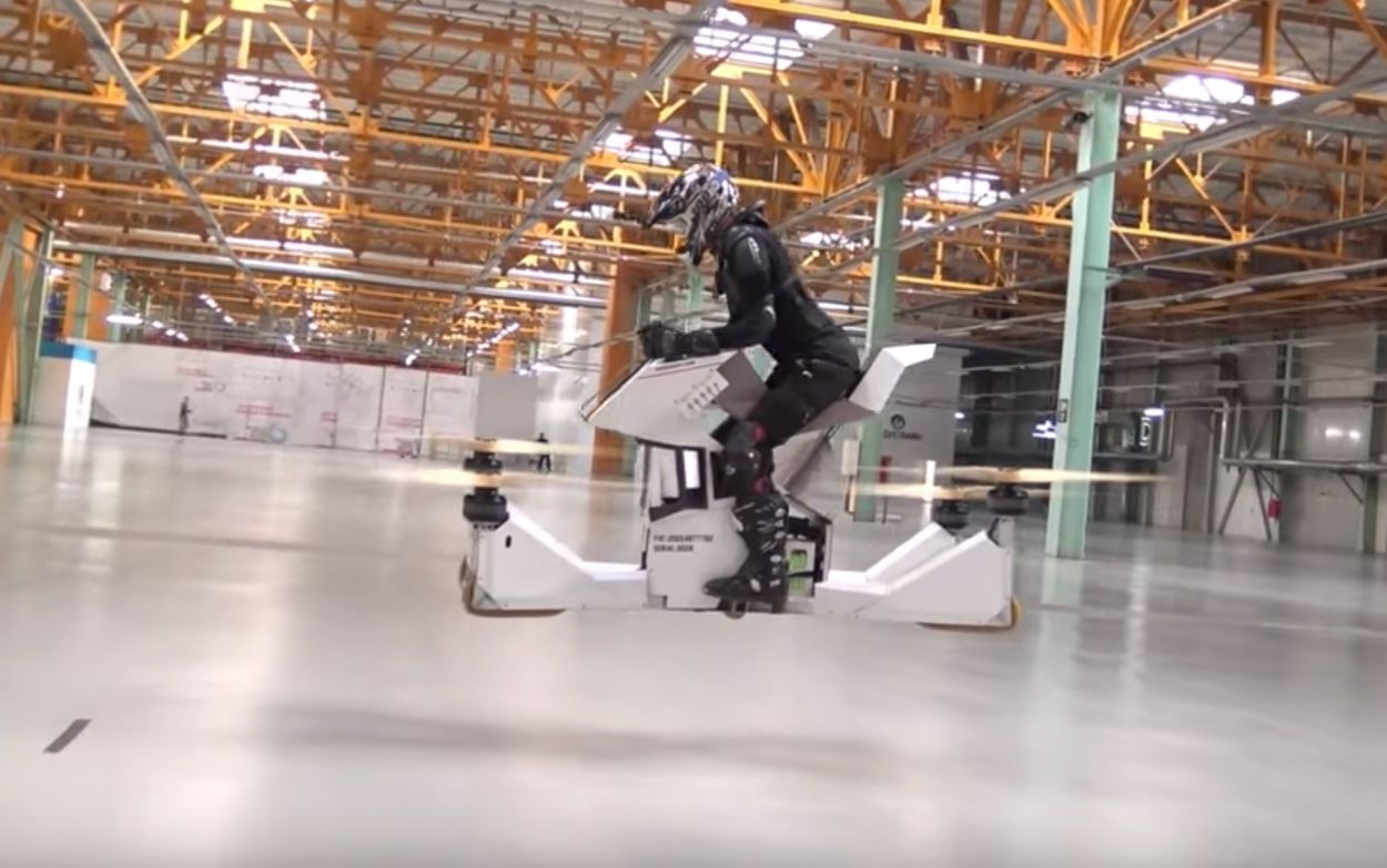 Hoversurf Scorpion, la moto voladora ya está aquí y es real
