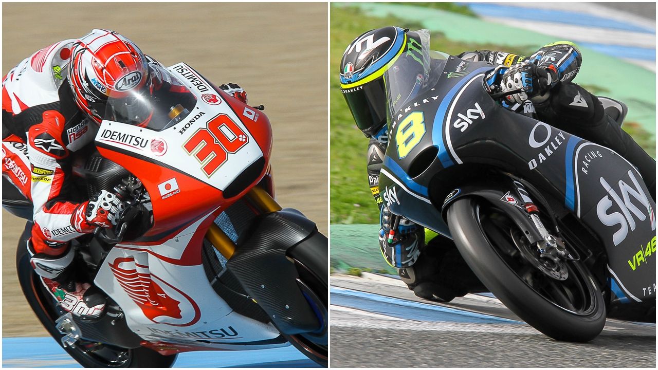 Takaaki Nakagami y Nicolò Bulega lideran el invierno en Moto2 y Moto3