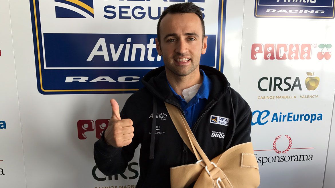 Héctor Barberá, baja para el test de Qatar de MotoGP