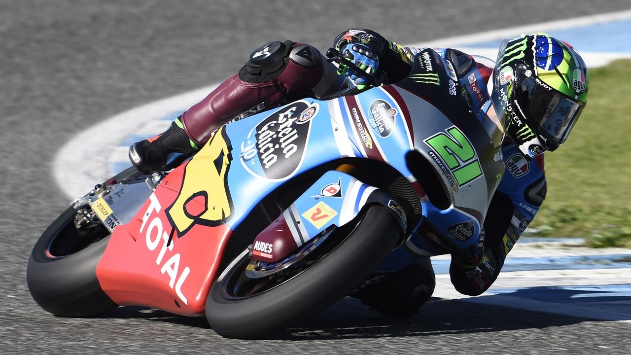 Franco Morbidelli y Nicolò Bulega lideran el segundo día en Jerez en Moto2 y Moto3