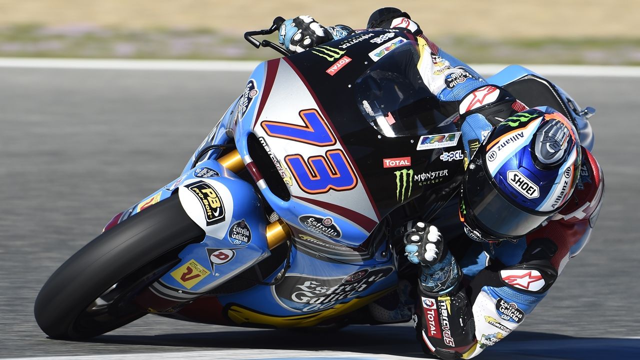Álex Márquez rompe el récord de Moto2 y Nicolò Bulega lidera Moto3 en Jerez
