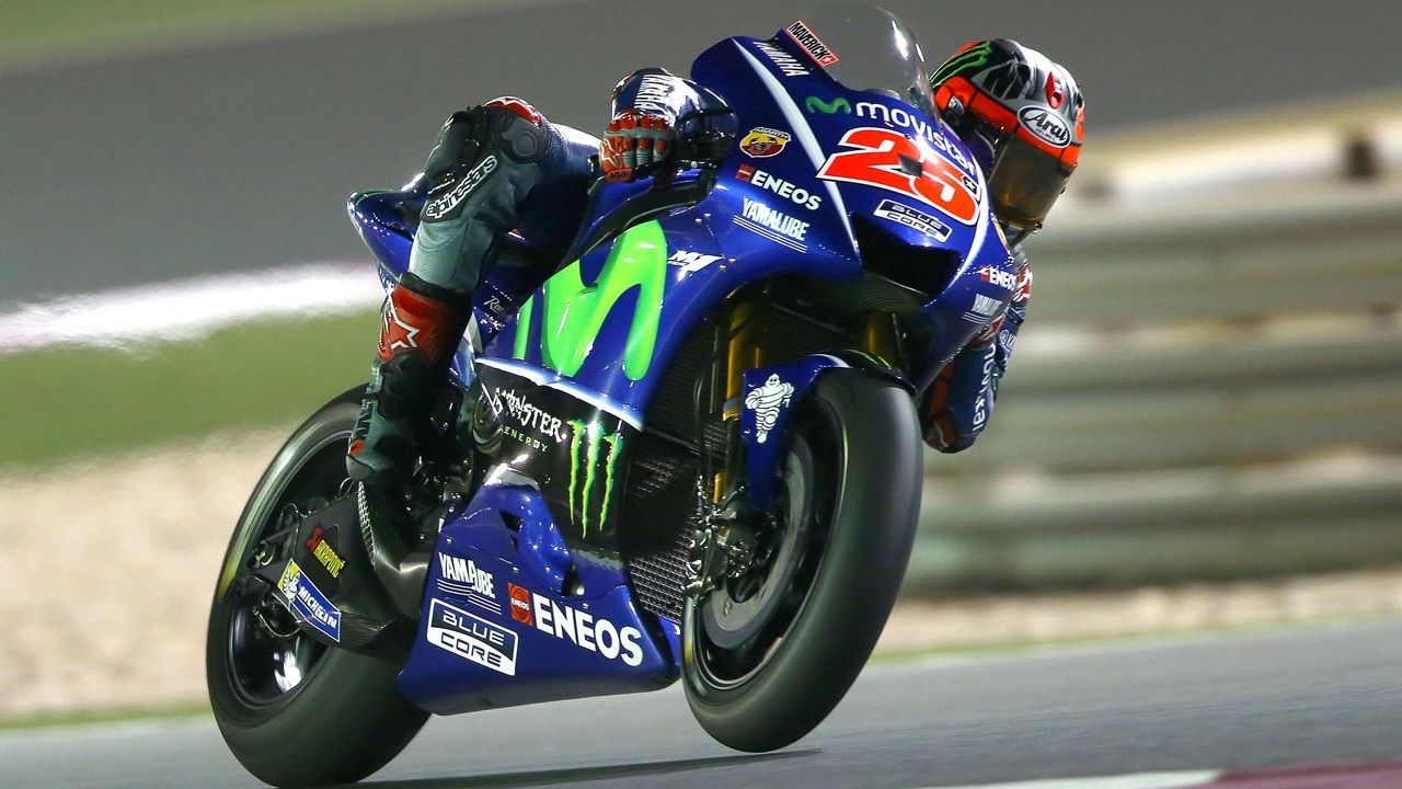 Maverick Viñales está "muy contento" y Valentino Rossi aún no se ve preparado