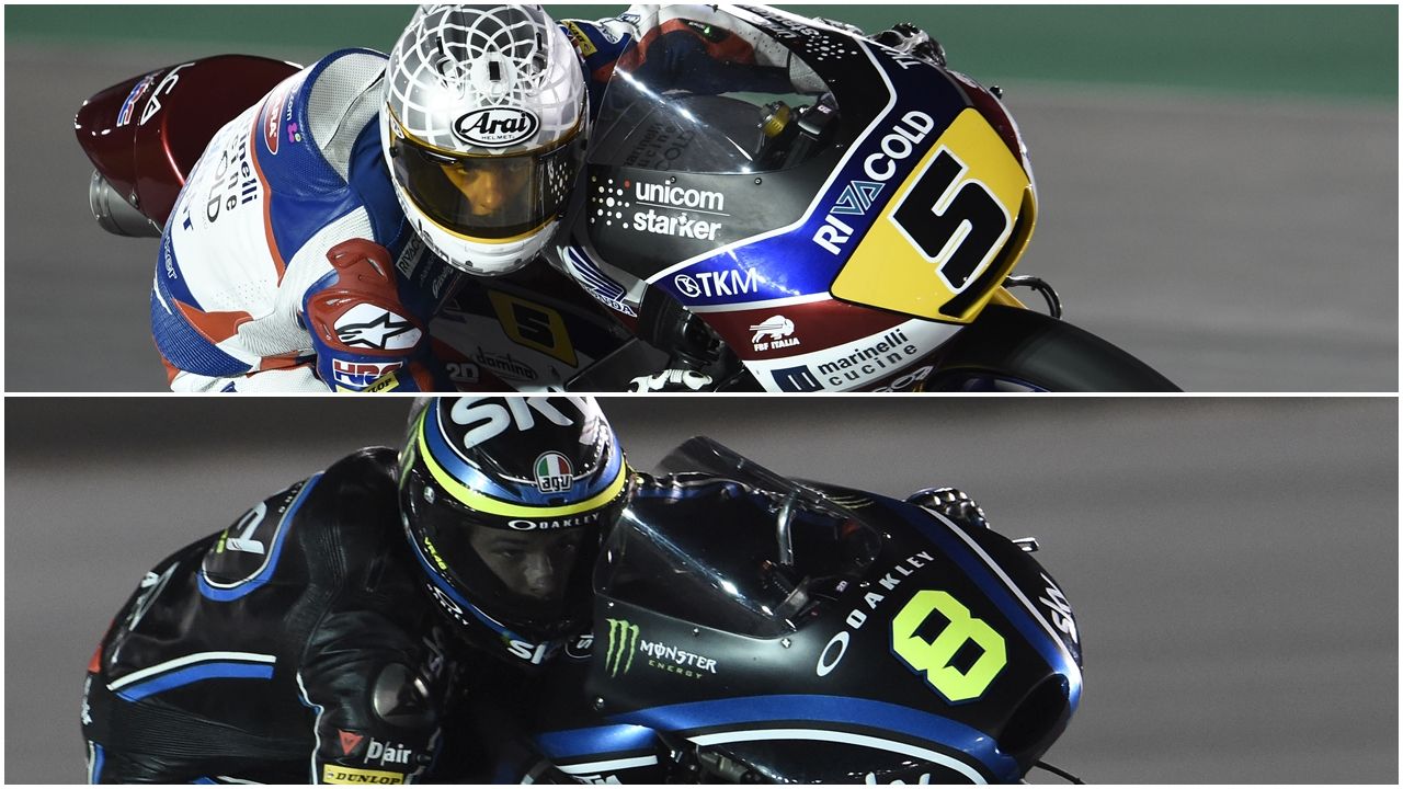 Romano Fenati y Nicolò Bulega lideran Moto3 2017 con dos españoles a rebufo