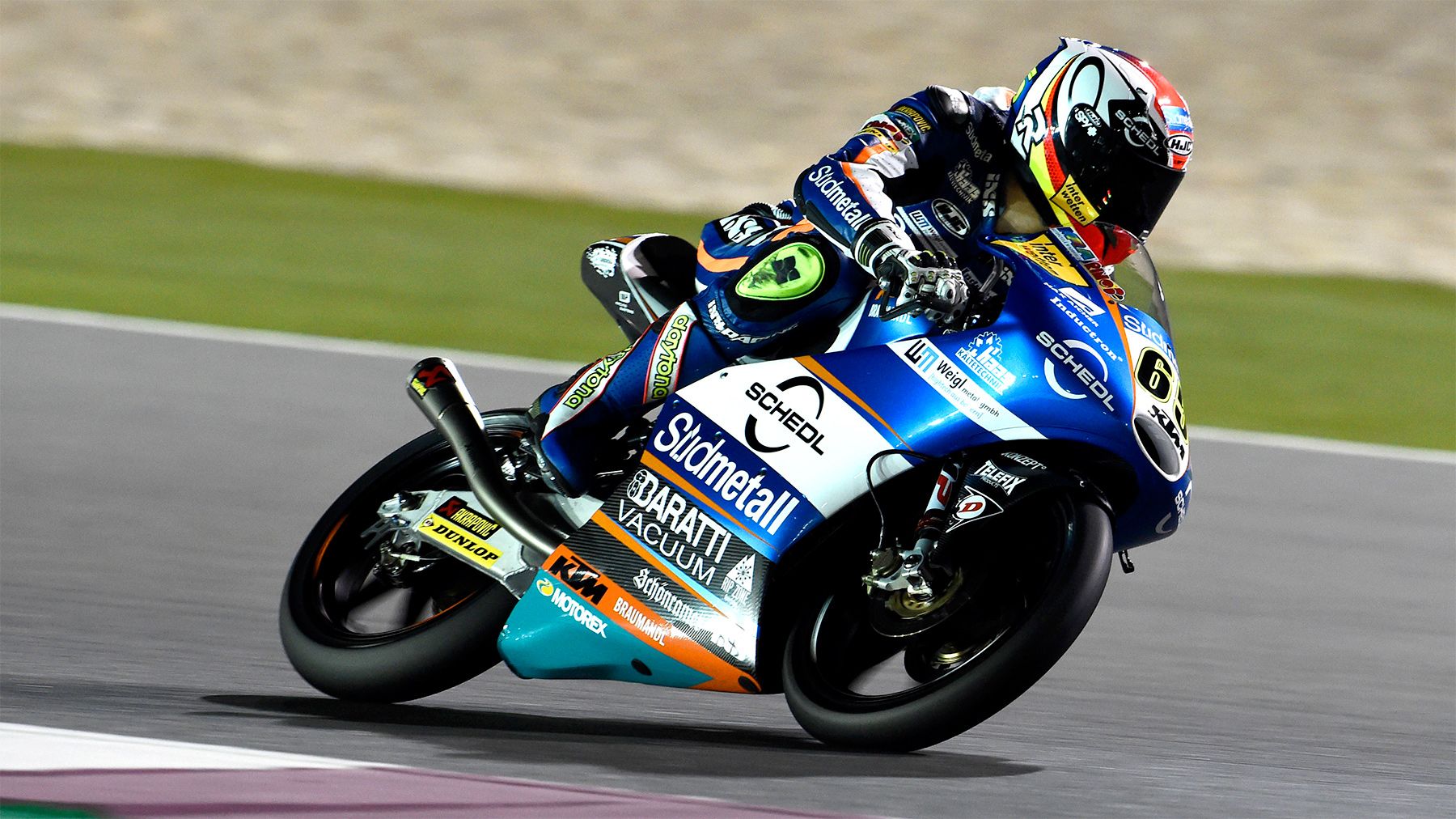 Philipp Oettl es el más rápido de Qatar en Moto3, seguido de Joan Mir y Gabriel Rodrigo