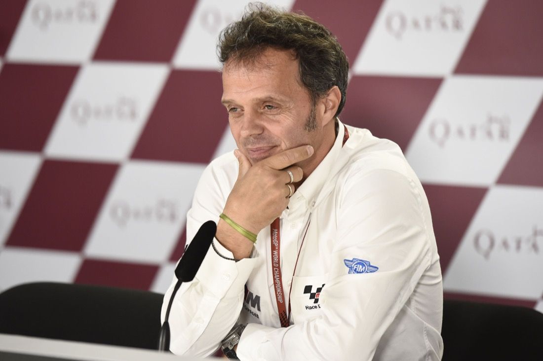 Loris Capirossi: “Si el tiempo es un desastre, correr en lunes es una posibilidad”