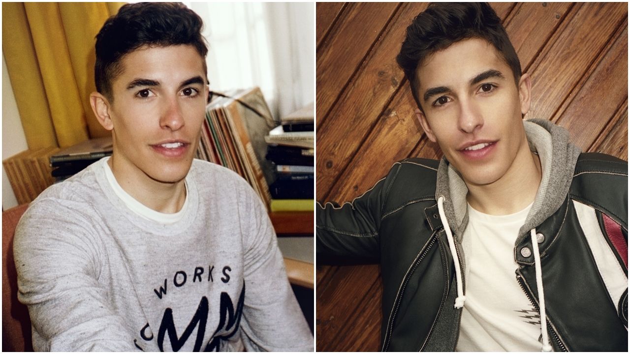 Marc Márquez, diseñador y modelo, presenta con Pull&Bear su MM93