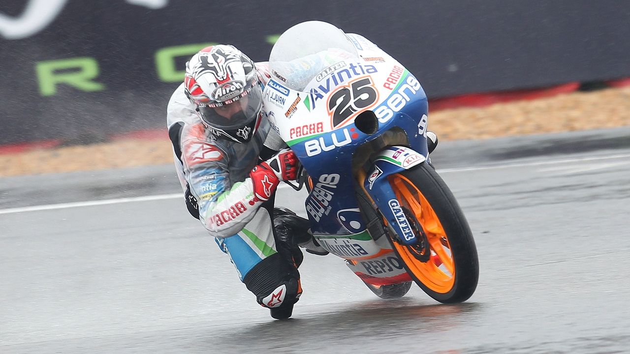 El agua como punto débil de Maverick Viñales