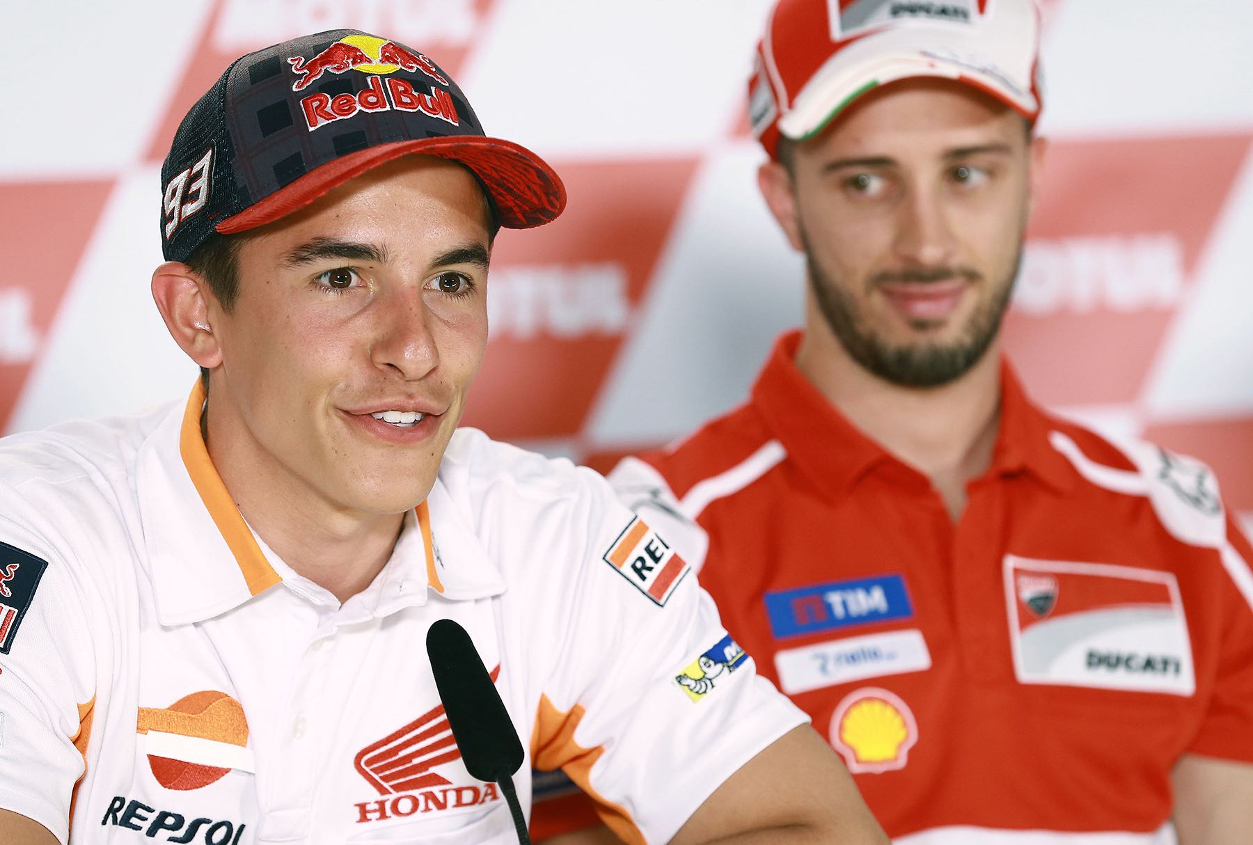Marc Márquez: “Cuando las Yamaha me adelantaron en Qatar, vi cosas interesantes”