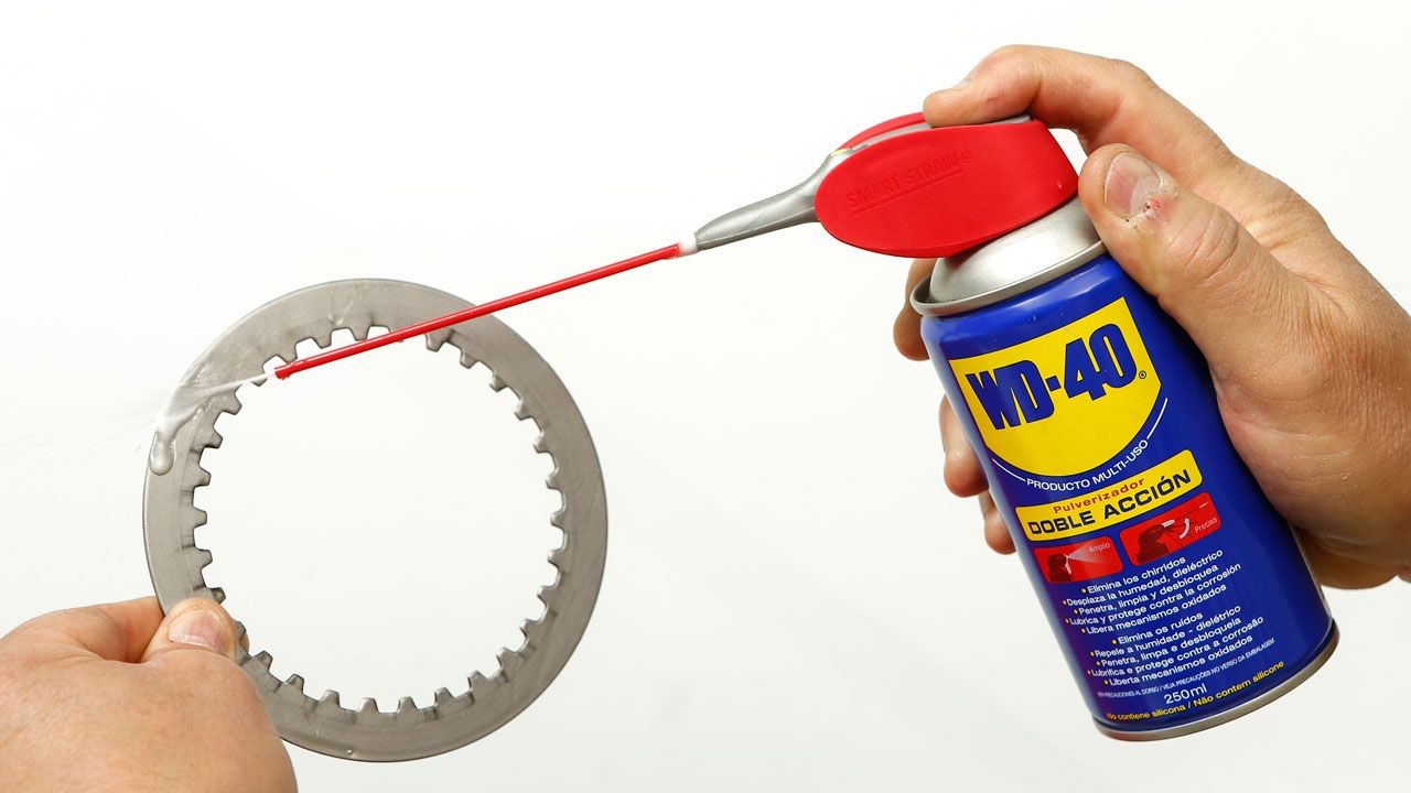 Discos de embrague perfectos con WD-40