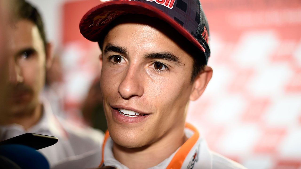 Marc Márquez: “La clave es que en agua se nota menos la falta aceleración”