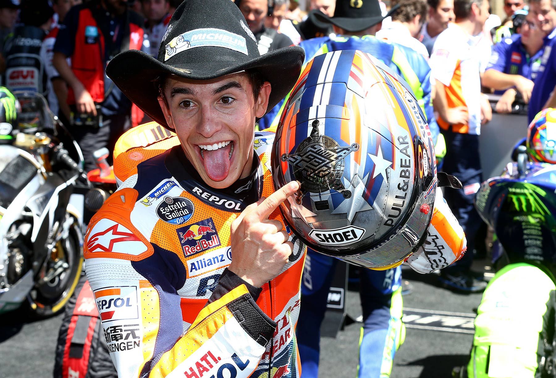 Marc Márquez: “Que Rossi lidere el campeonato con 38 años es de admirar”