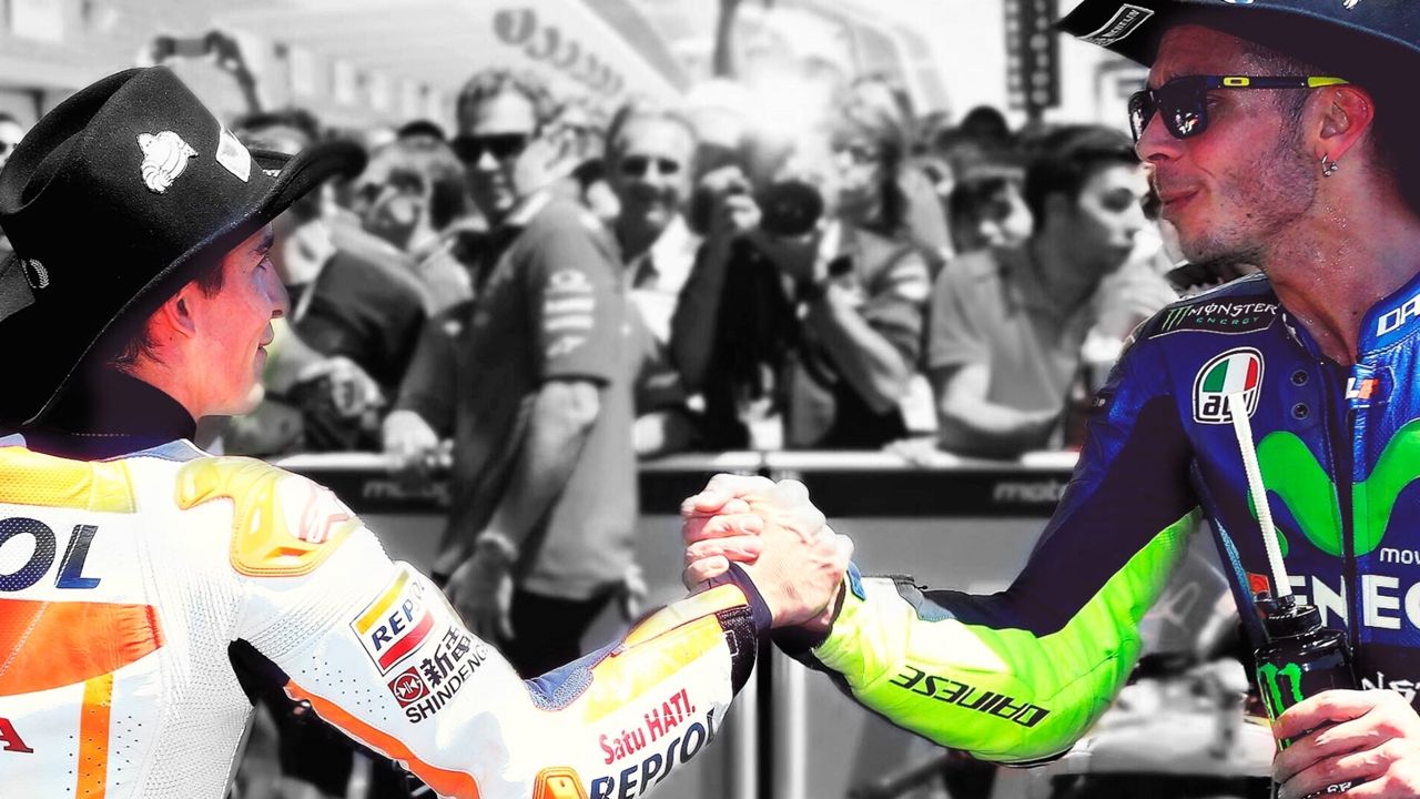 El clásico de Marc Márquez y el trance de Valentino Rossi