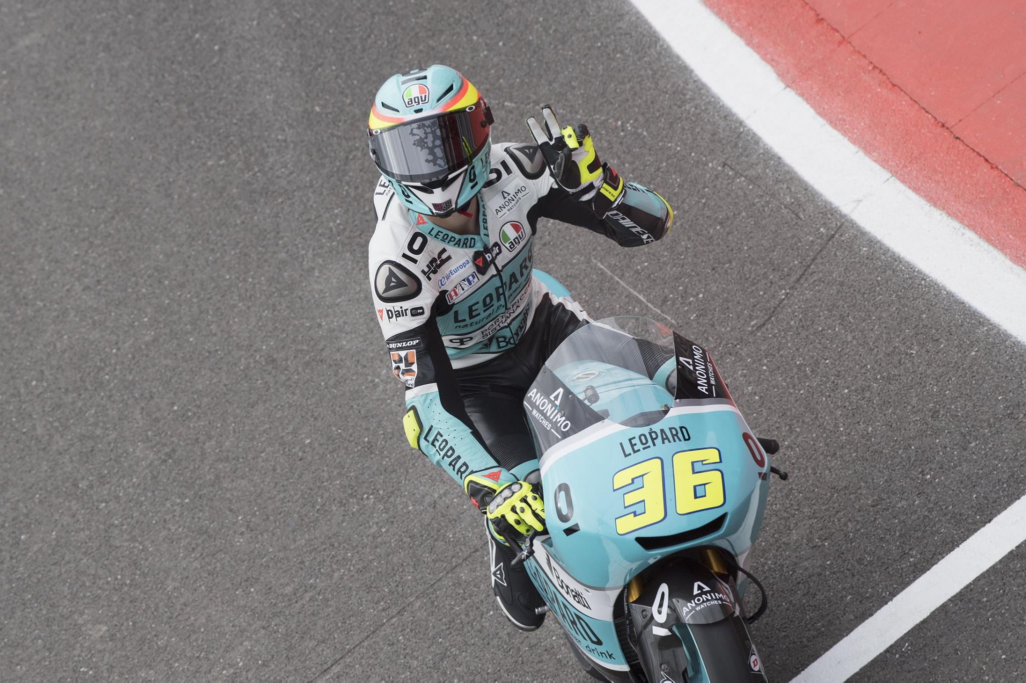 Joan Mir y Romano Fenati al frente de Moto3 en Jerez