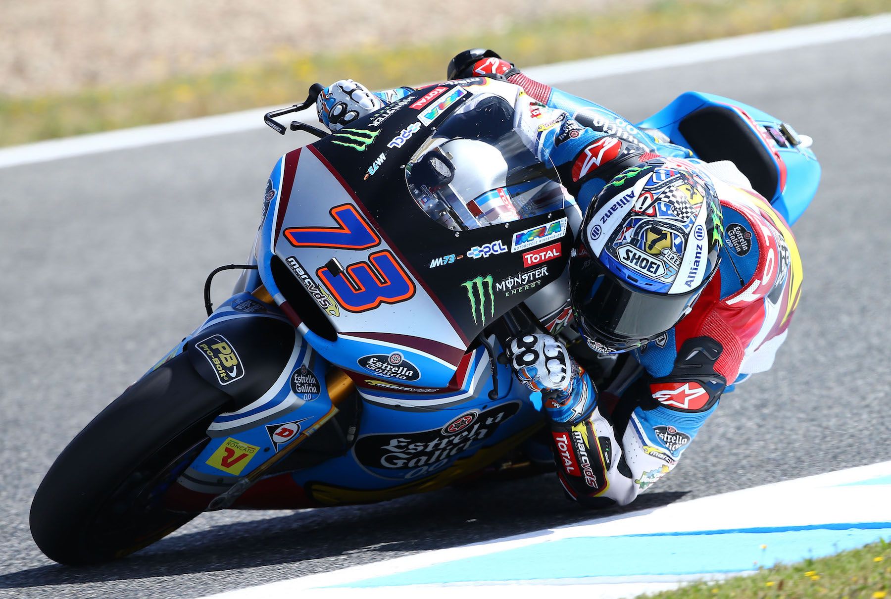 Álex Márquez arrasa en Moto2 con abandono de Franco Morbidelli