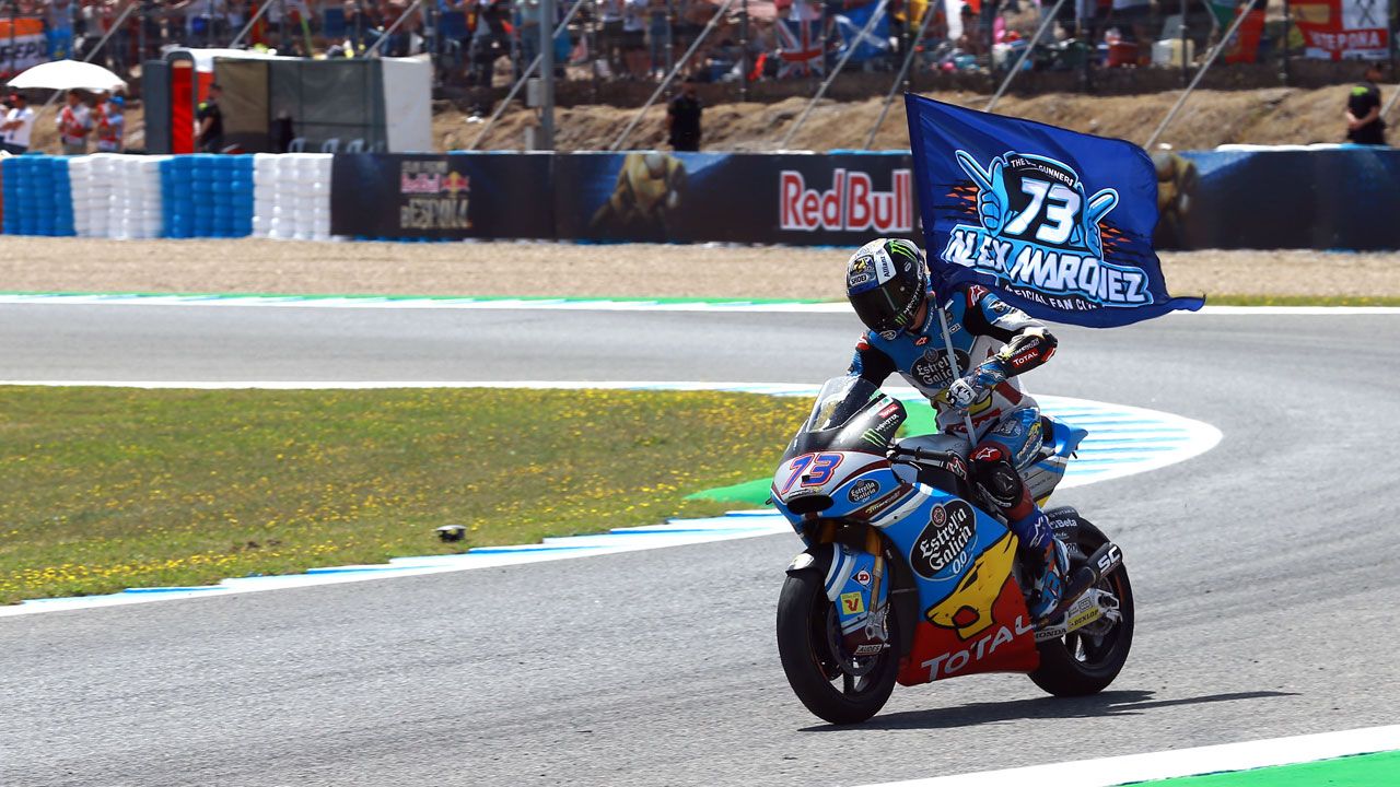Álex Márquez: “La sensación que deja la primera victoria en Moto2 es de alivio”