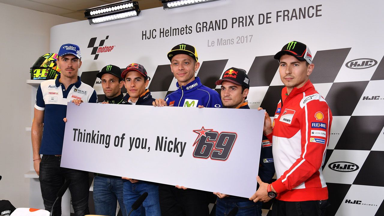 Marc Márquez: “Arriesgamos cada fin de semana con la moto y al final…”