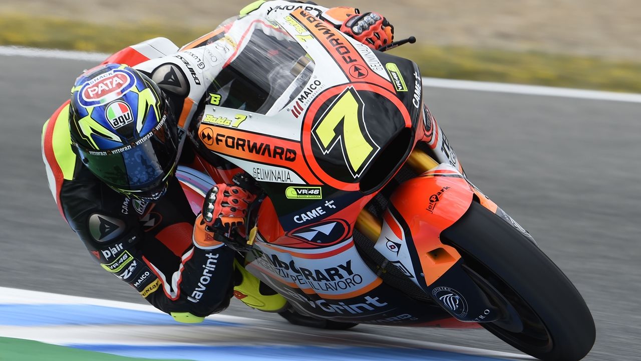 Lorenzo Baldassarri comanda el póquer italiano en Moto2