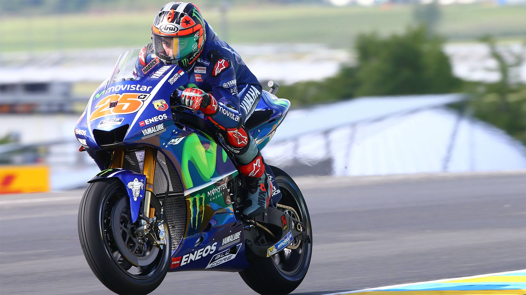 Yamaha domina Le Mans: pole de Maverick Viñales por delante de Valentino Rossi y Johann Zarco