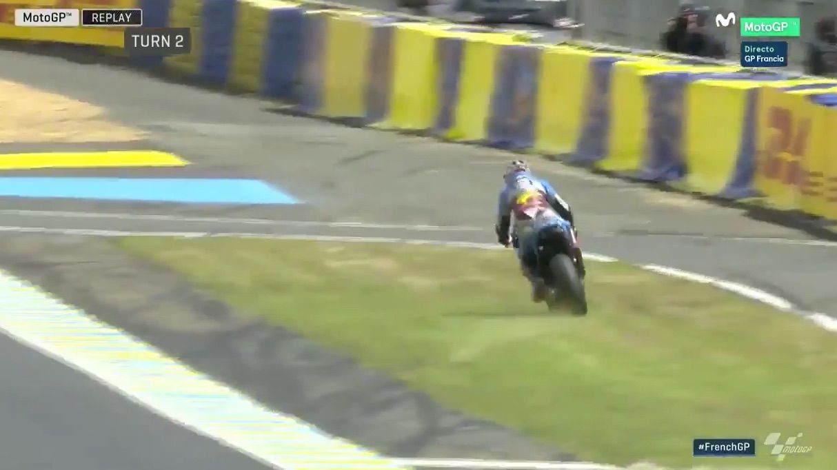 Jack Miller da el susto del año en Le Mans, salió ileso