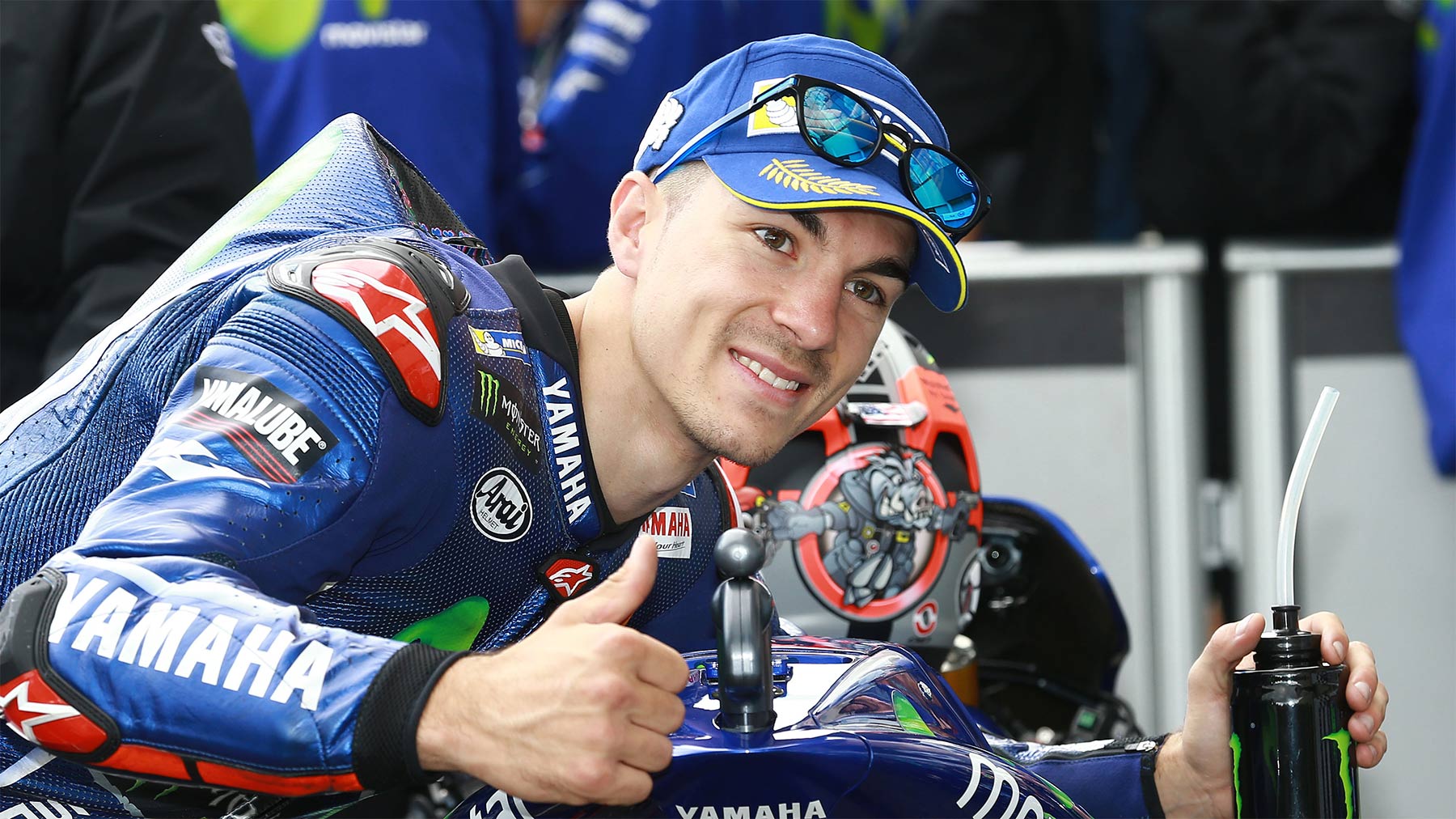Maverick Viñales: “Miller no es un inconsciente, es que siempre va al límite, llueva o no”