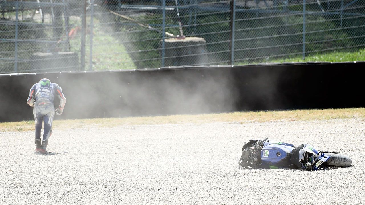 Maverick Viñales: “Hacía tiempo que no me caía tan fuerte”