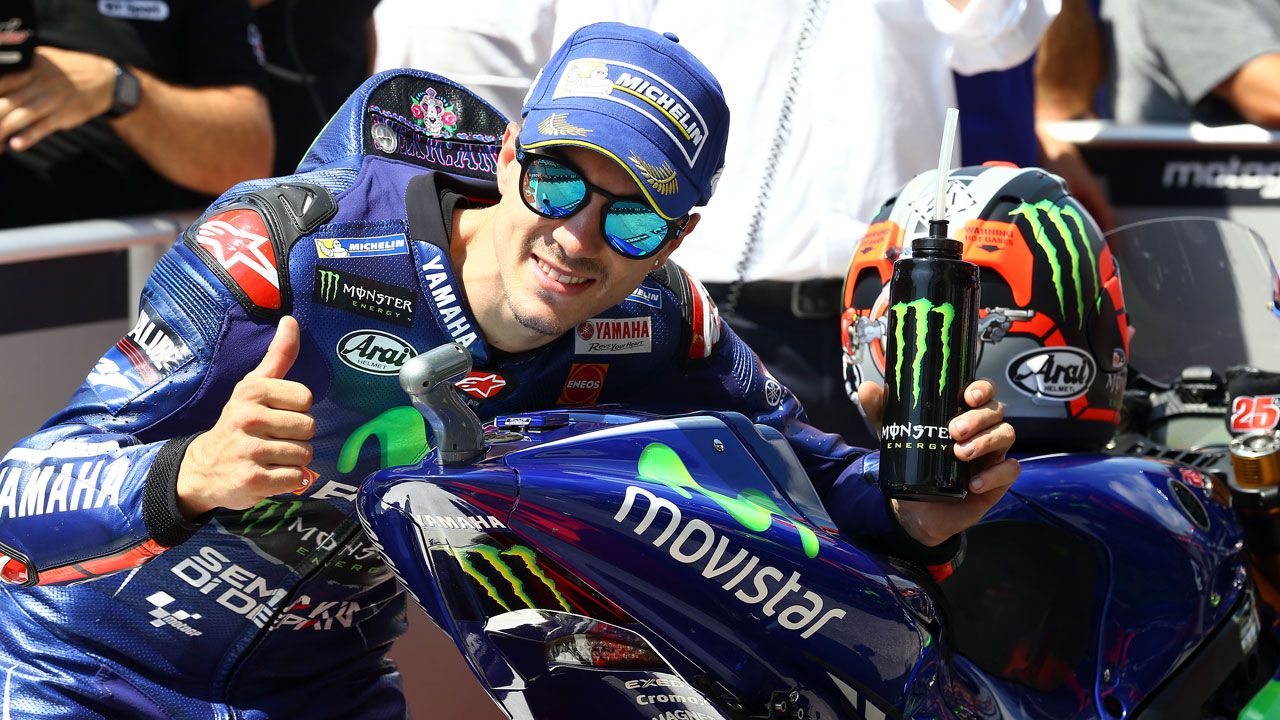 Maverick Viñales: “Hoy no me esperaba hacer la pole”