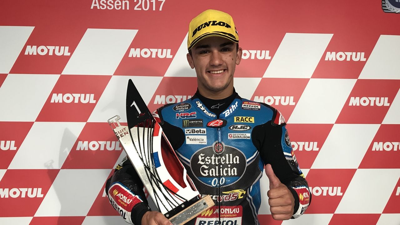 Arón Canet: “Creo que ha sido la mejor carrera de mi vida”