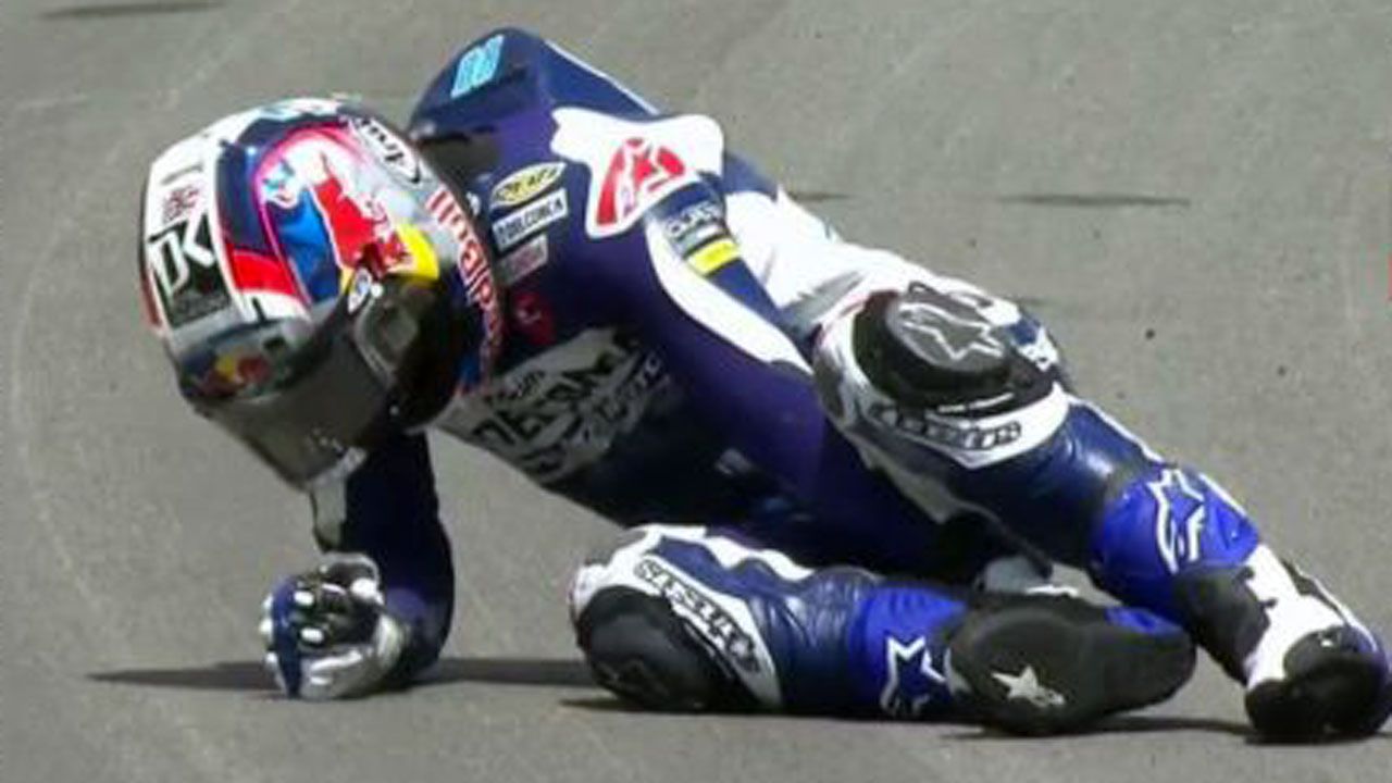 Jorge Martin Crashes Angel Charte The Evolution of Rider Safety: Beyond the Air Fence