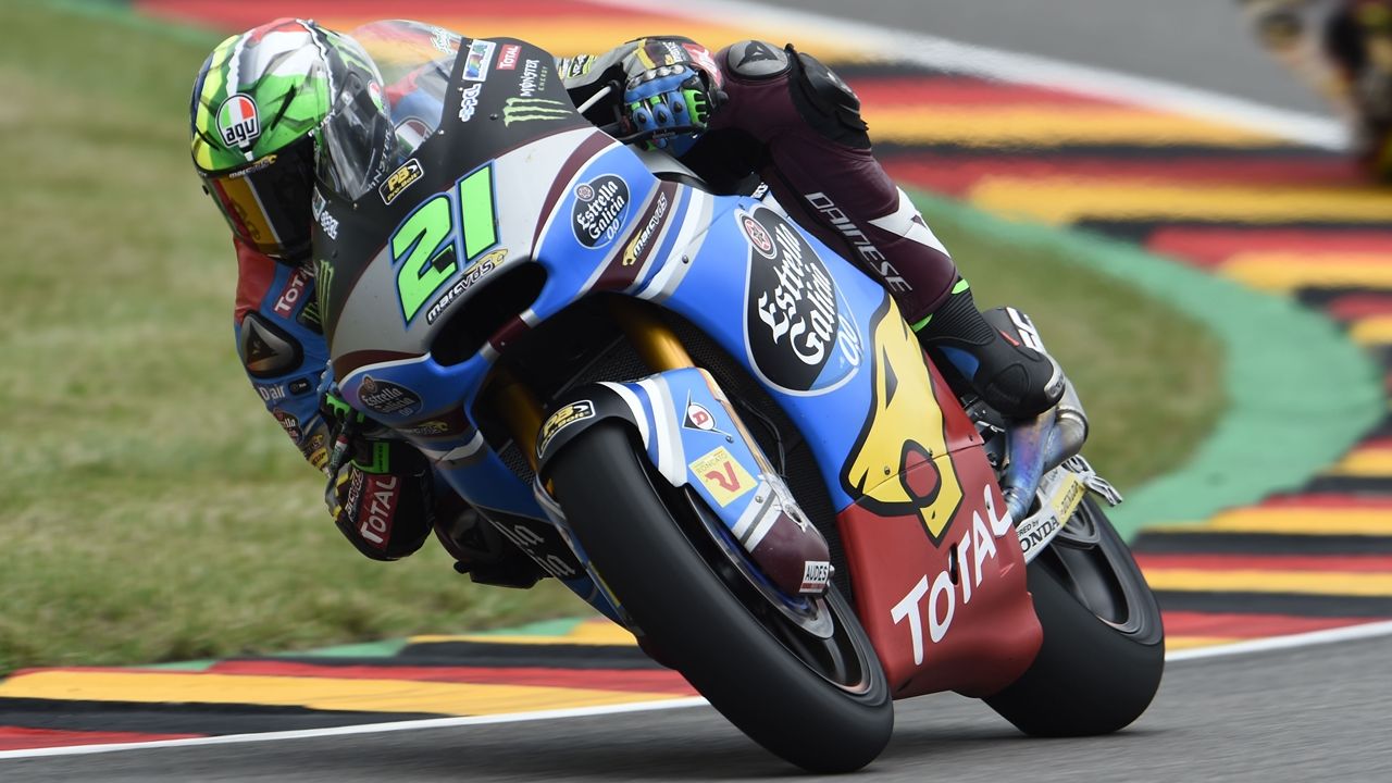 Franco Morbidelli evita sobre la bocina el triplete español de poles en Alemania