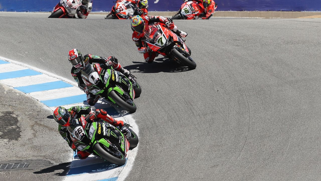 Tom Sykes y Chaz Davies, contra la historia (y Jonathan Rea) en Laguna Seca