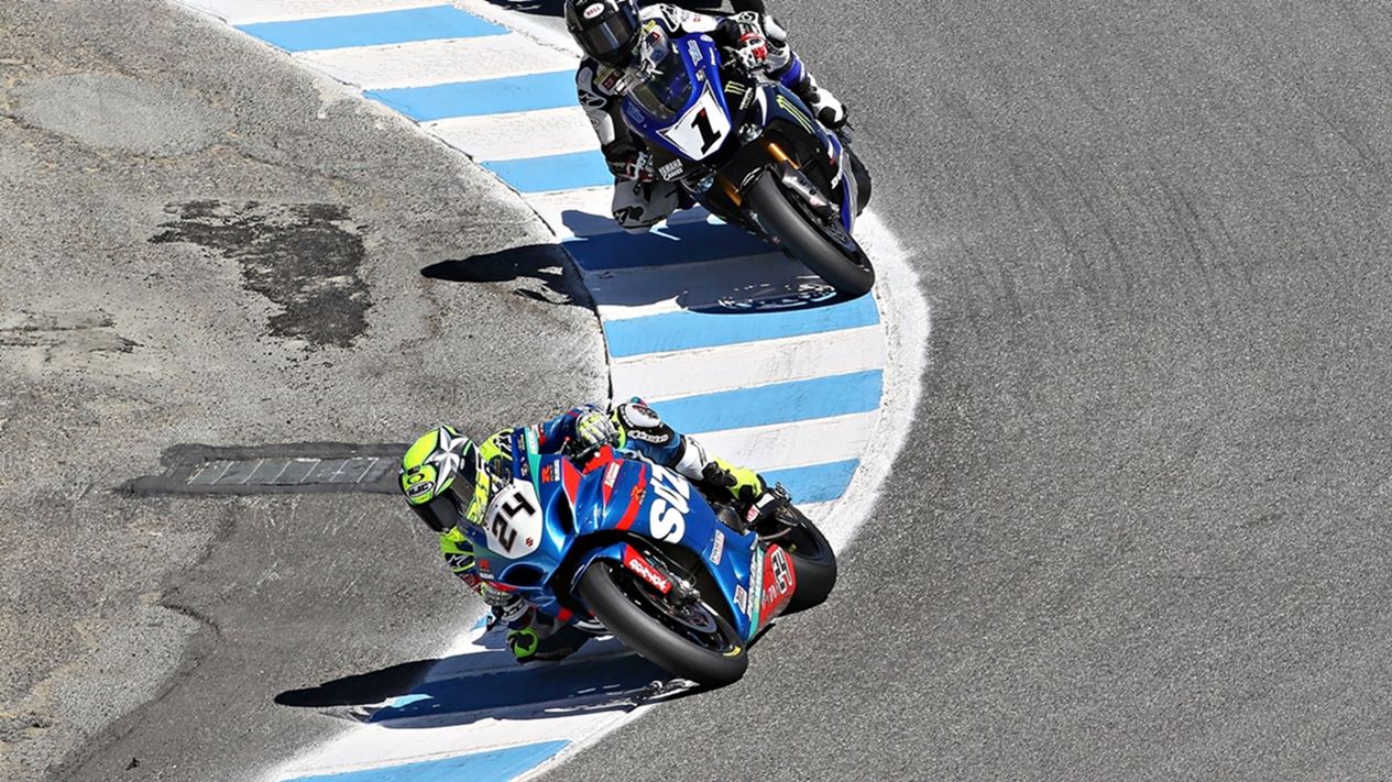 Toni Elías puede empezar a descorchar el título de MotoAmerica en Laguna Seca