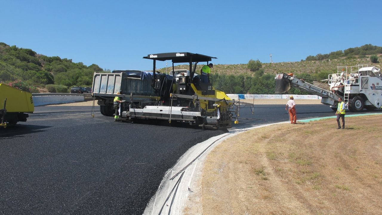 El Circuito de Jerez ya tiene nuevo asfalto y seguirá con sus obras de mejora