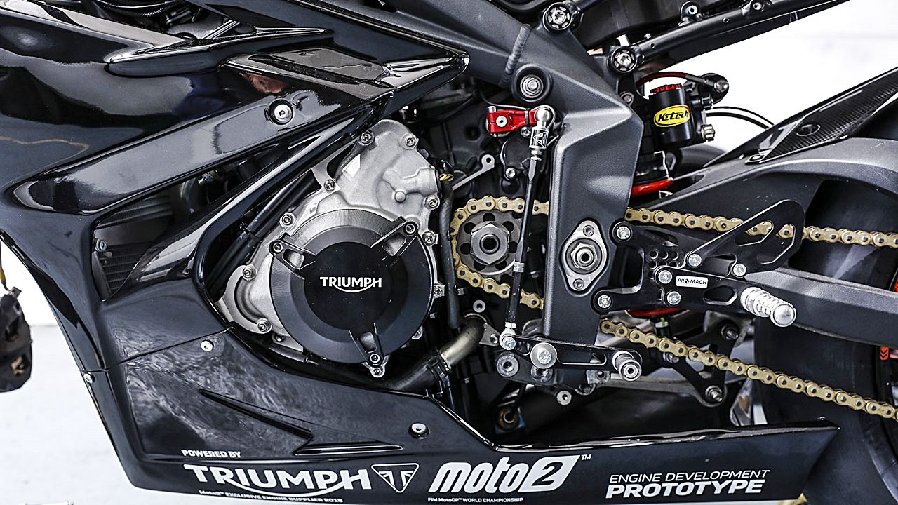 Triumph nos enseña en un vídeo cómo sonará el futuro tricilíndrico de Moto2