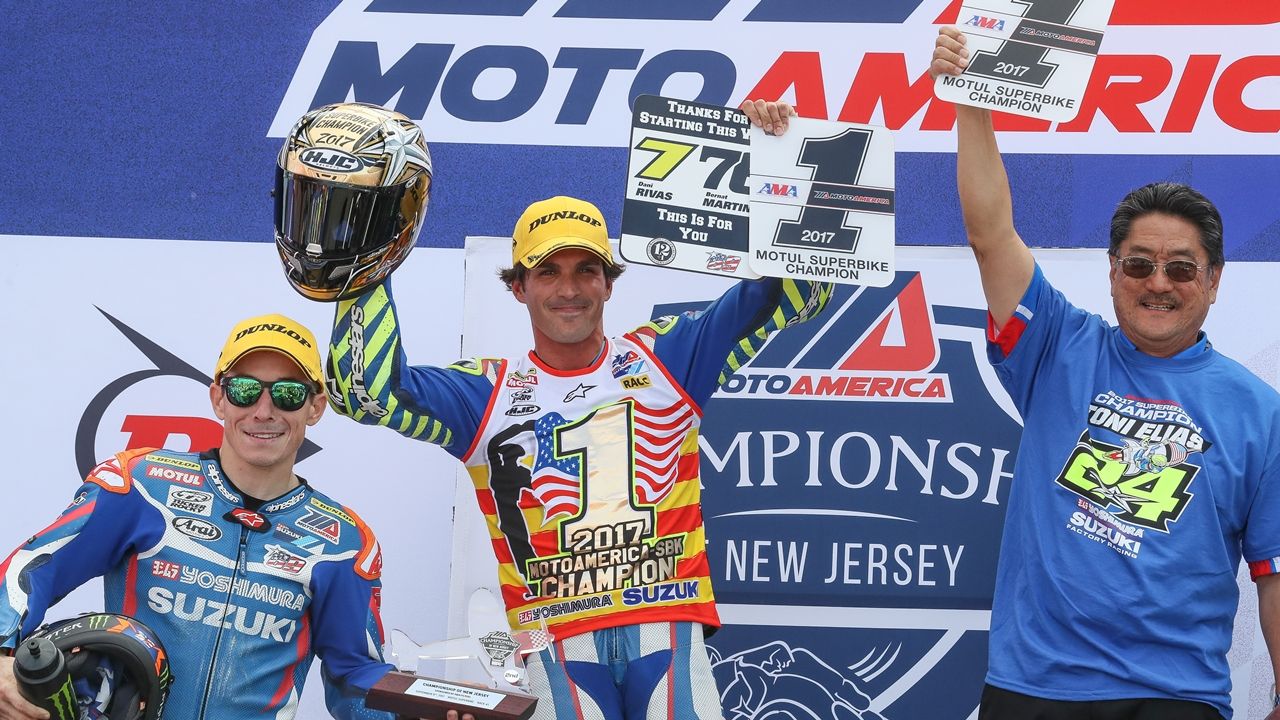 Toni Elías conquista el título del MotoAmerica 2017 con una victoria épica
