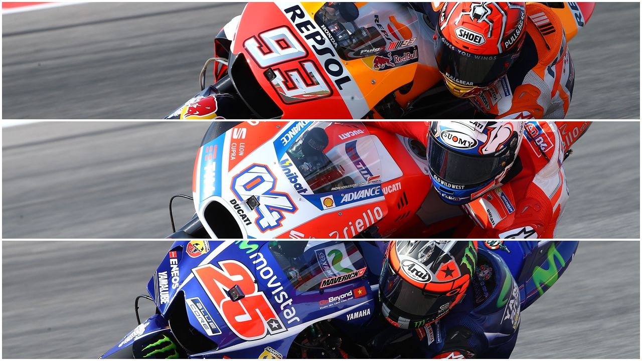 Marc Márquez, Andrea Dovizioso, Maverick Viñales y el título de MotoGP 2017