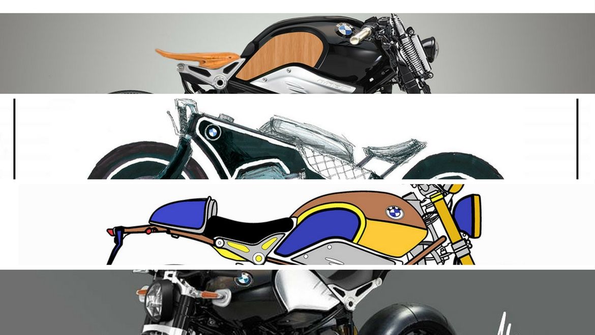 BMW Heritage Custom Project: LLegó la hora de los bocetos
